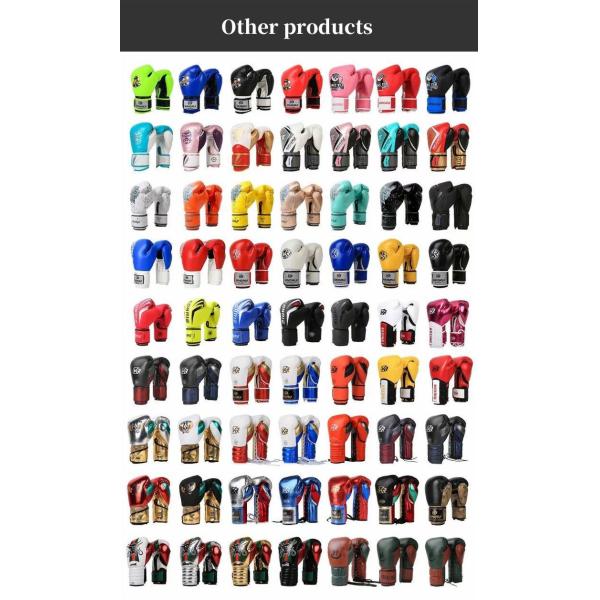 OEM Logo Leather Boxing Gym Equipments 6OZ 10OZ Professional Boxing Gloves