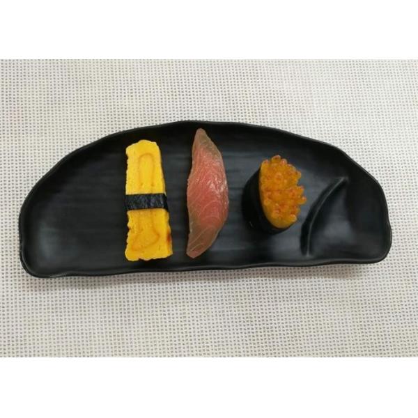 Плиты меламина полумесяца Диннерваре фарфора черной имитационный устанавливает длину 27км