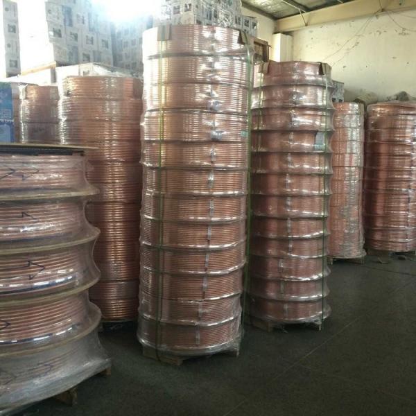 El aire acondicionado de la bobina de panqueques tubo de cobre sin costura 3/4 pulgadas AC tubo de cobre de calor
