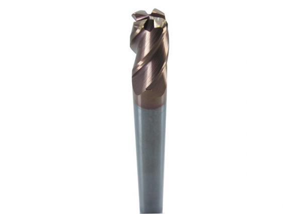 High Precision 2F 3F 4F Tungsten Carbide End Mill Cutters Multilayer Coating