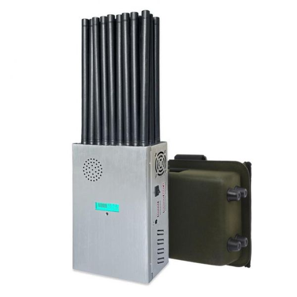 27 Antennas Portable Jammer Block Signal WiFi 6E Mobile Phones Worldwide GPS RF Signals