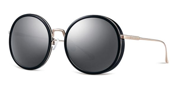Women Scratch Resistant Sunglasses , Grey Blue Plastic Sunglasses Metal Temples