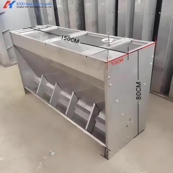 SS304 Piggery Farm Equipment Durable Automatic Pig Feeder Quick Installation