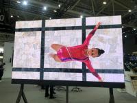2K 4K P1.56 déplaçant le mur visuel de LED SMD1212 d'intérieur pour le lieu de réunion