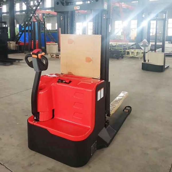 3m Mast 2Ton Electric Walkie Stacker Warehouse Fully Powered Stackers