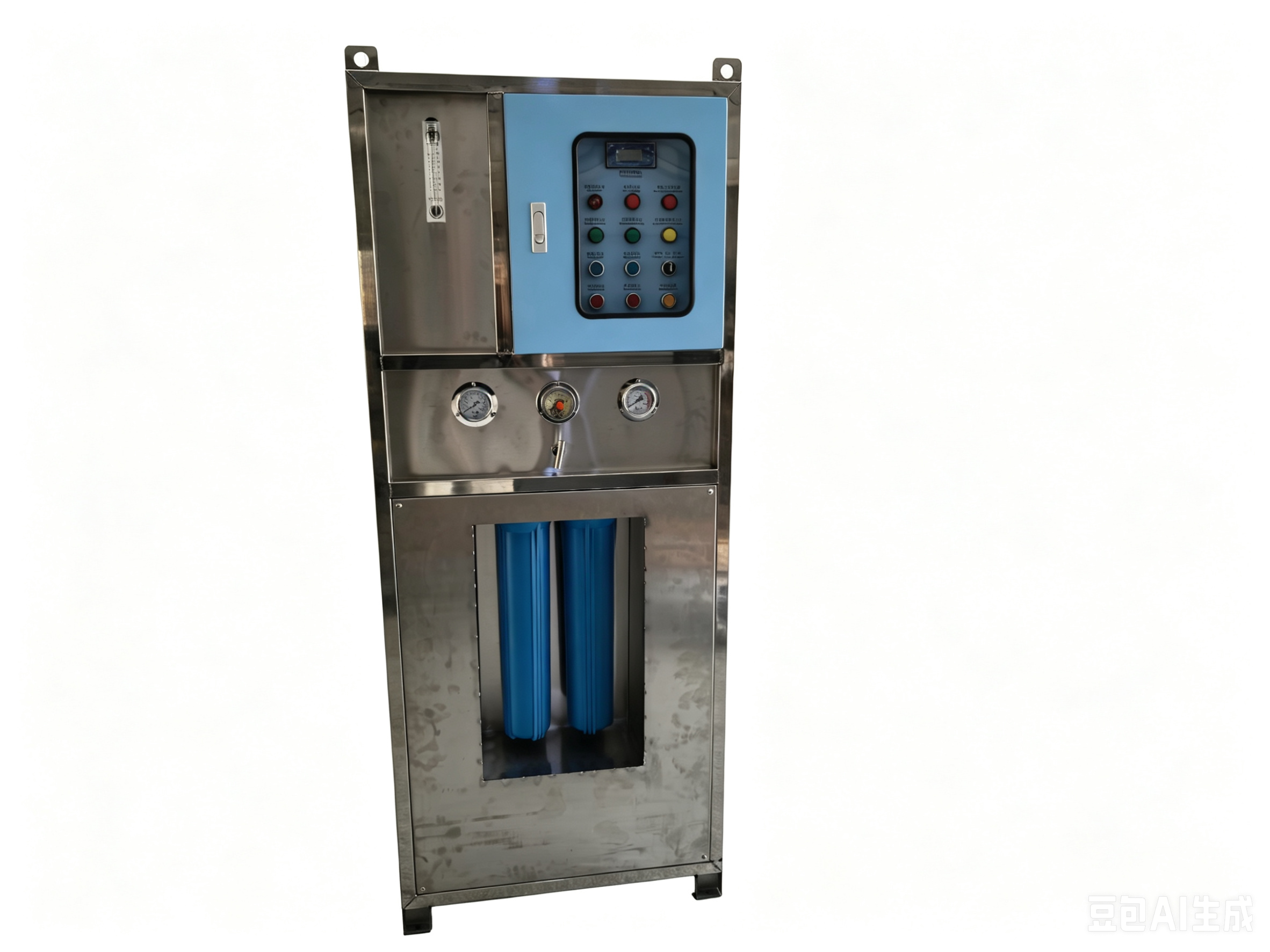 Fully Automatic Compact Reverse Osmosis Desalination Equipment with 1 Ton/Hour Freshwater Production for Small Oil Tankers