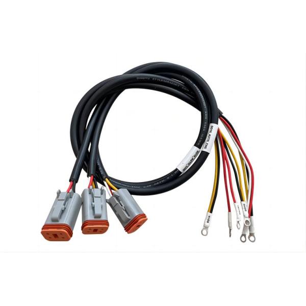 PA Nylon Bellows Automotive Wiring Harness 150℃ Black High Temperature Resistant