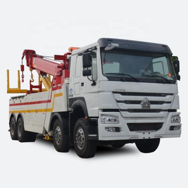 Euro do caminhão de reboque do reboque de trator noun do salvamento de estrada do Wrecker do rotador 336HP 2 20 - resistente de 50 toneladas
