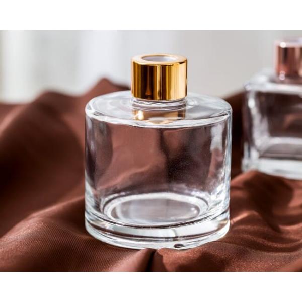 Refillable Glass Diffuser Jar 200ML Machine Made Empty Glass Diffuser Bottles