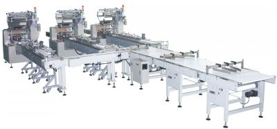 A alta velocidade automatizou a linha de empacotamento 120 sacos Min Flow Packing Machine