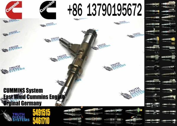 4307475 Nuevo motor diesel con boquilla de tren común Inyector 4307475 Truck Motor Parts Injector 5491515 motor diesel para Cummins ISG
