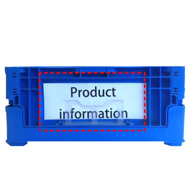 Молоко складывающиеся пластиковые корзины для хранения Транспорт в промышленной упаковке