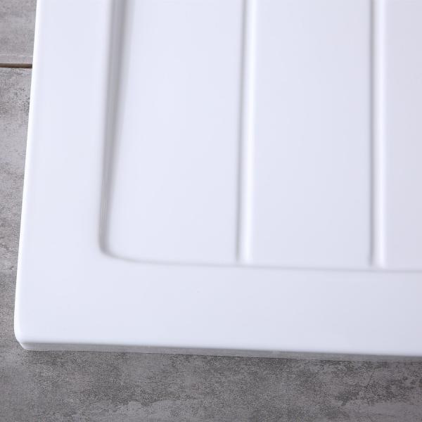 Single Color 800x800x45mm Corner Acrylic Shower Tray for Glass Cabinet Base Bath Tray