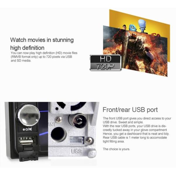 Ouchuangbo 7 inch car dvd gps radio stereo for Toyota universal support BT AUX USB swc