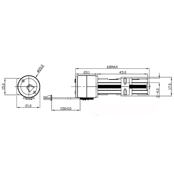 Мотор слайдера SM20-35L Stepper