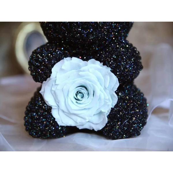New Arrival Christmas Gift Diamond Bear Preserved Rose Bear Valantine's day gift Christmas day gift