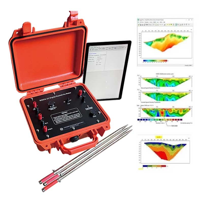 WDDS-2C DC цифровой резистивный счетчик Geophysical Exploration Instrument Underground