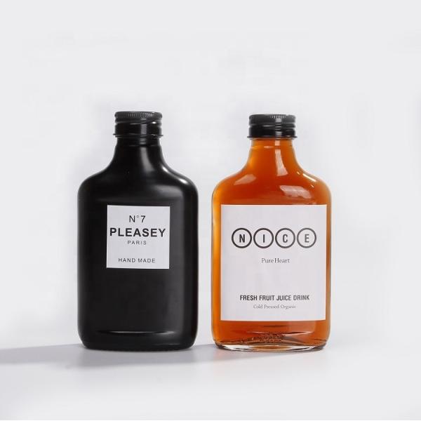 Food Grade Classic Cold Brew Coffee Glass Bottles With Colour Spray
