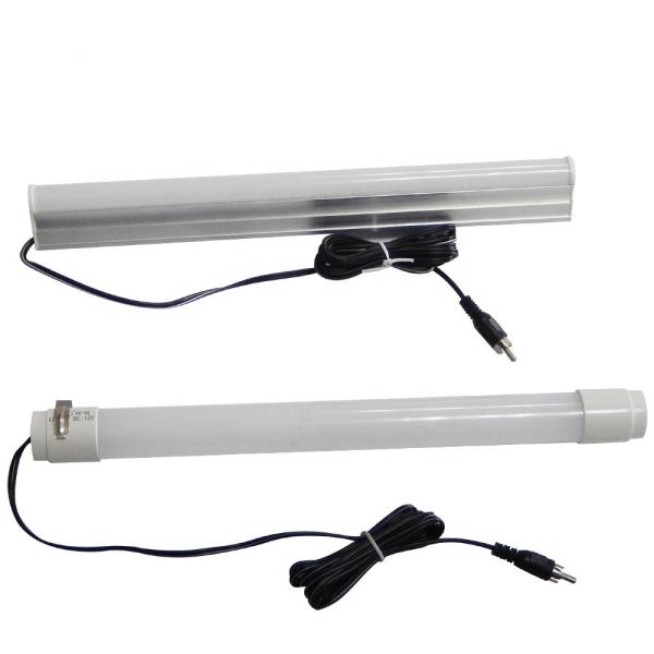 5W DC 12V PC T8 Linear LED Tube Light Dimmable 330 Degree Angle