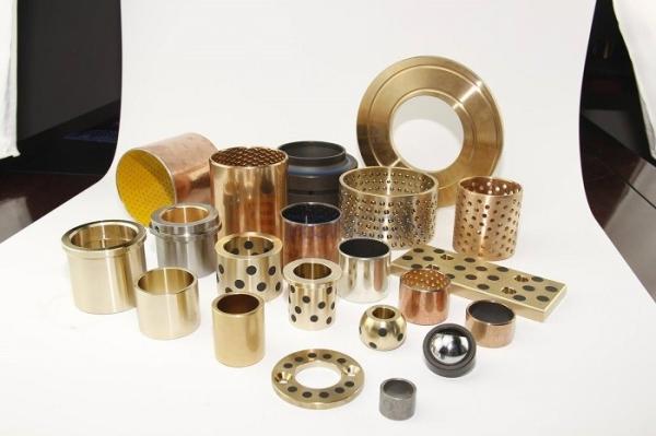 Anti Wear Sliding Bearing Sintered Bronze Alloy PTFE Coating Type