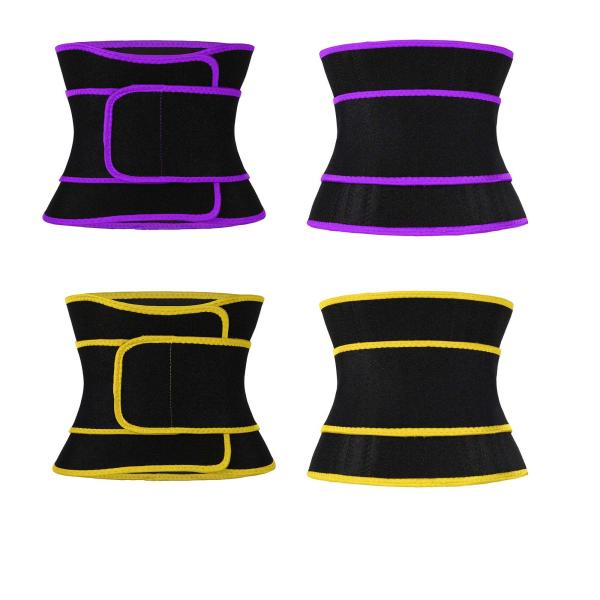 Двойной тренер талии разминки пояса триммера талии велкро вспотел пояс