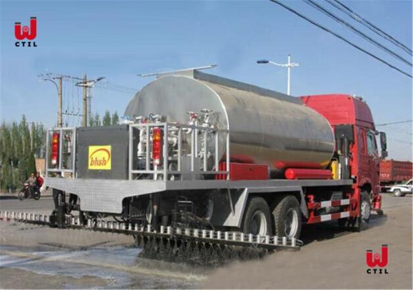 Construção de estradas de Asphalt Distributor Truck Sprayer 6x4 do Euro 4