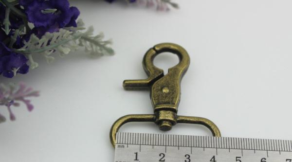 India hot sales anti brass zinc alloy all kinds of size heavy duty snap hook for bags