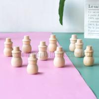 Unfinished Wood Christmas Tree Snowman, DIY Natural Wooden Xmas Tree for Arts and Crafts Children Graffiti Drawing Tool