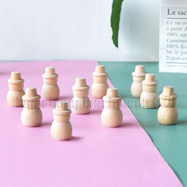 未完成 木製 クリスマスツリー スノーマン,DIY 天然木製 クリスマスツリー 芸術・工芸品 子供 グラフィティ 描画 ツール