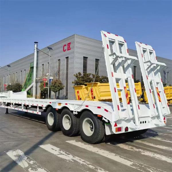 40 Tons To 100 Tons Original Bridge /FUWA/BPW Bridge Low Bed Semi-Trailer (Customized According To Customer Needs)