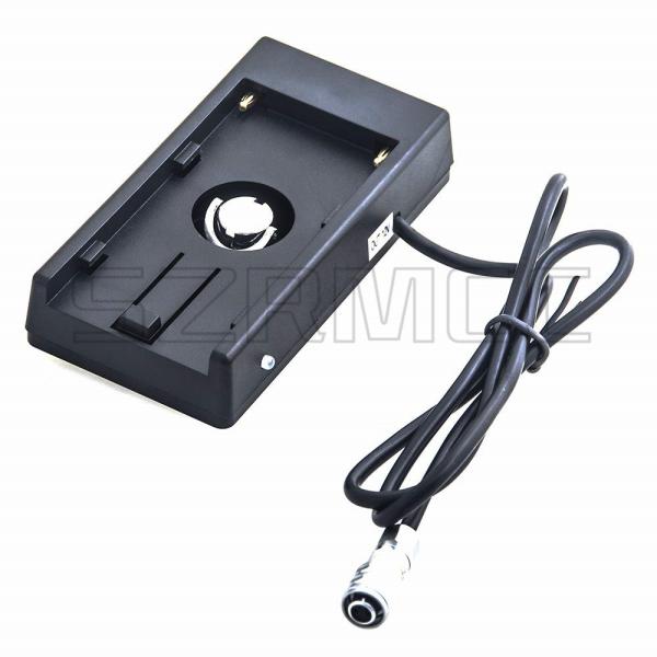 BMPCC4K Blackmagic Cinema Camera 4K 12V Power Supply Mount Plate for Sony NP-F970 F960 F770 Battery