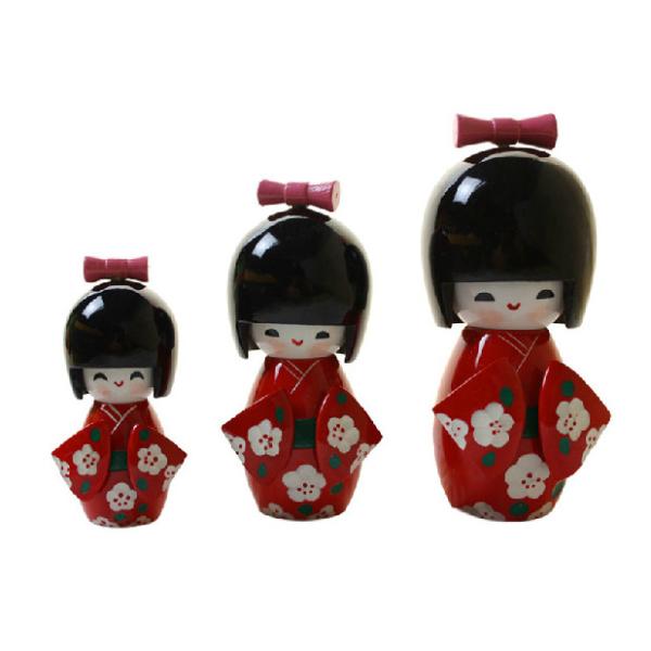 Fashion wood japanese geisha dolls