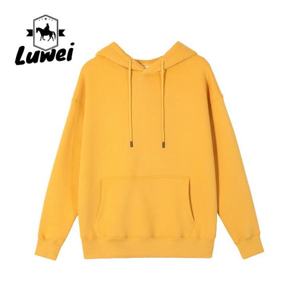 Drawstring Blank Plain Heavy Duty 330g Bluza Premium Cotton Polyester Men Hoodies Active Sweatshirt