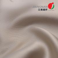 Haut tissu de fibre de verre de silice de tissu résistant à la chaleur de la silice 18OZ utilisé pour la protection d'isolation thermique de porte de fumée