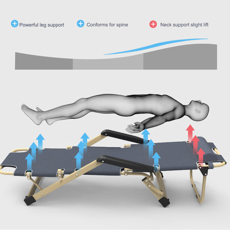 Foldable Portable Chaise Lounge Chair for Outdoor Beach Patio Garden Camping Pool Side