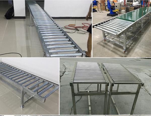 High-Speed Roller Conveyor Line Customizable Frame Height 800 mm Belt Speed 0-10 m/min For Packaging
