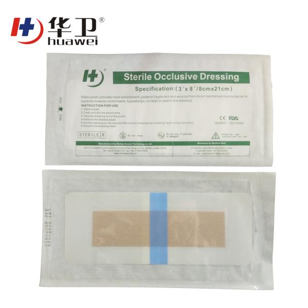 Catheter fix PU transparent wound dressing with FDA CE Hypoallergenic Dressing