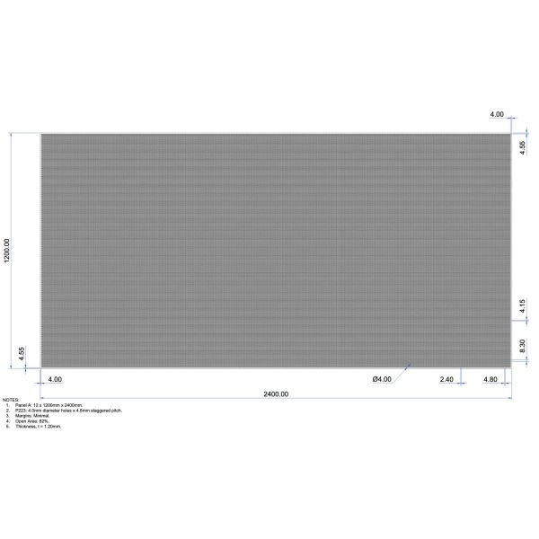 Durable Round Hole Stainless Steel Perforated Mesh Sheet for Versatile Applications