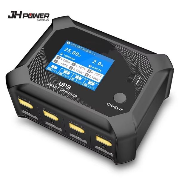 Four Channel Lipo Battery Charger 100W UP9 Charger 110V / 220V For 2S-6S FPV Drones