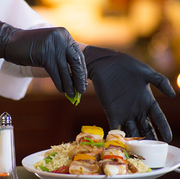 Food Handling Tpe Disposable Gloves Flexible Non Irritation Various Size