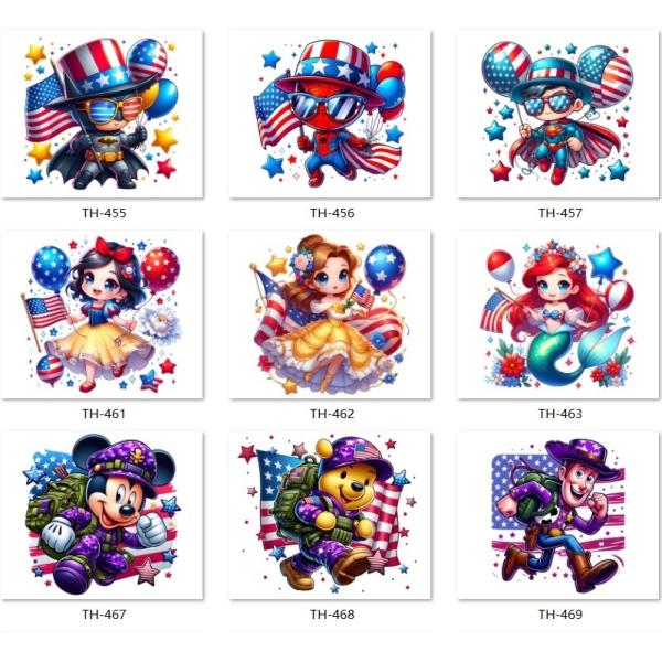 UVDTF packaging custom UV transfer stickers 16oz cup sleeve 20oz stickers DTF transfer labels