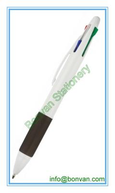 multicolor plastic ball pen, promotional multicolor ball pen