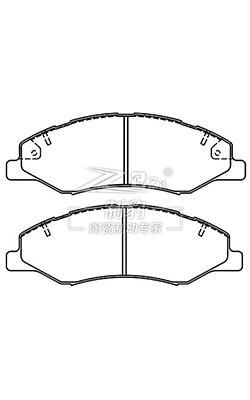 04465-35290 Ceramic Toyota Brake Pads Set By ZK-11013 OEM 04466-12130 2.5 Pounds