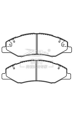Honda Odyssey тормозные колодки D2089, 45022-THR-A01 Передние керамические тормозные колодки