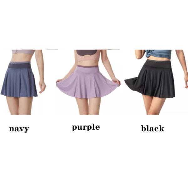 Легковес Skorts тенниса Breathable женщин сетки атлетический плиссированный