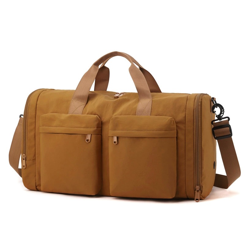 New Waterproof Lightweight Large-Capacity Foldable Travel Bag with Wet and Dry Separation, Shoe Compartment, and Gym Bag