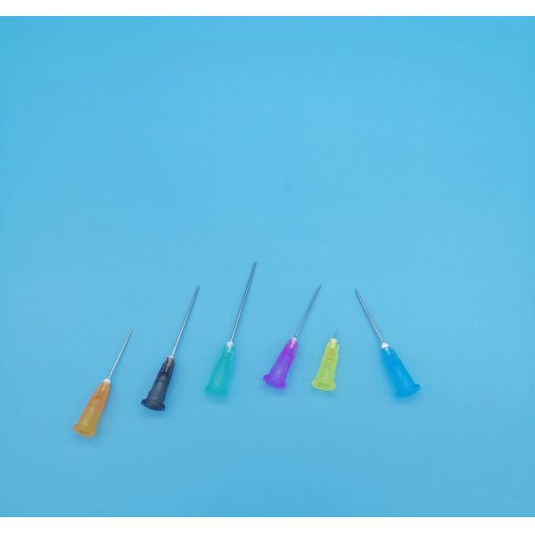 Out Diameter 1.1mm 19G Disposable Hypodermic Syringes Cream Color