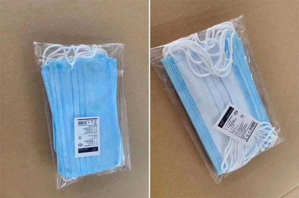 Anti Pollution Activated Charcoal Breathing Mask PM2.5 Blue Color 3 Gsm Weight