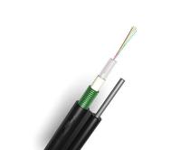 Le schéma unimodal 8 de soutien aérien extérieur d'individu de noyau du câble optique GYTC8S 2-144 de fibre de PBT