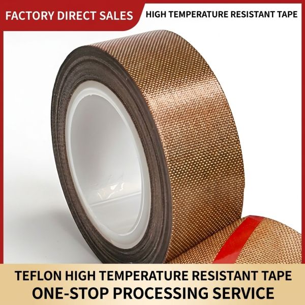 260℃ Heat Resistant Non-stick No Residue Industrial Insulation PTFE Tape with Premium Silicone Adhesive